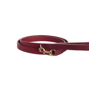 Correa City LuxeLeash | Amaranto Cranberry Gold
